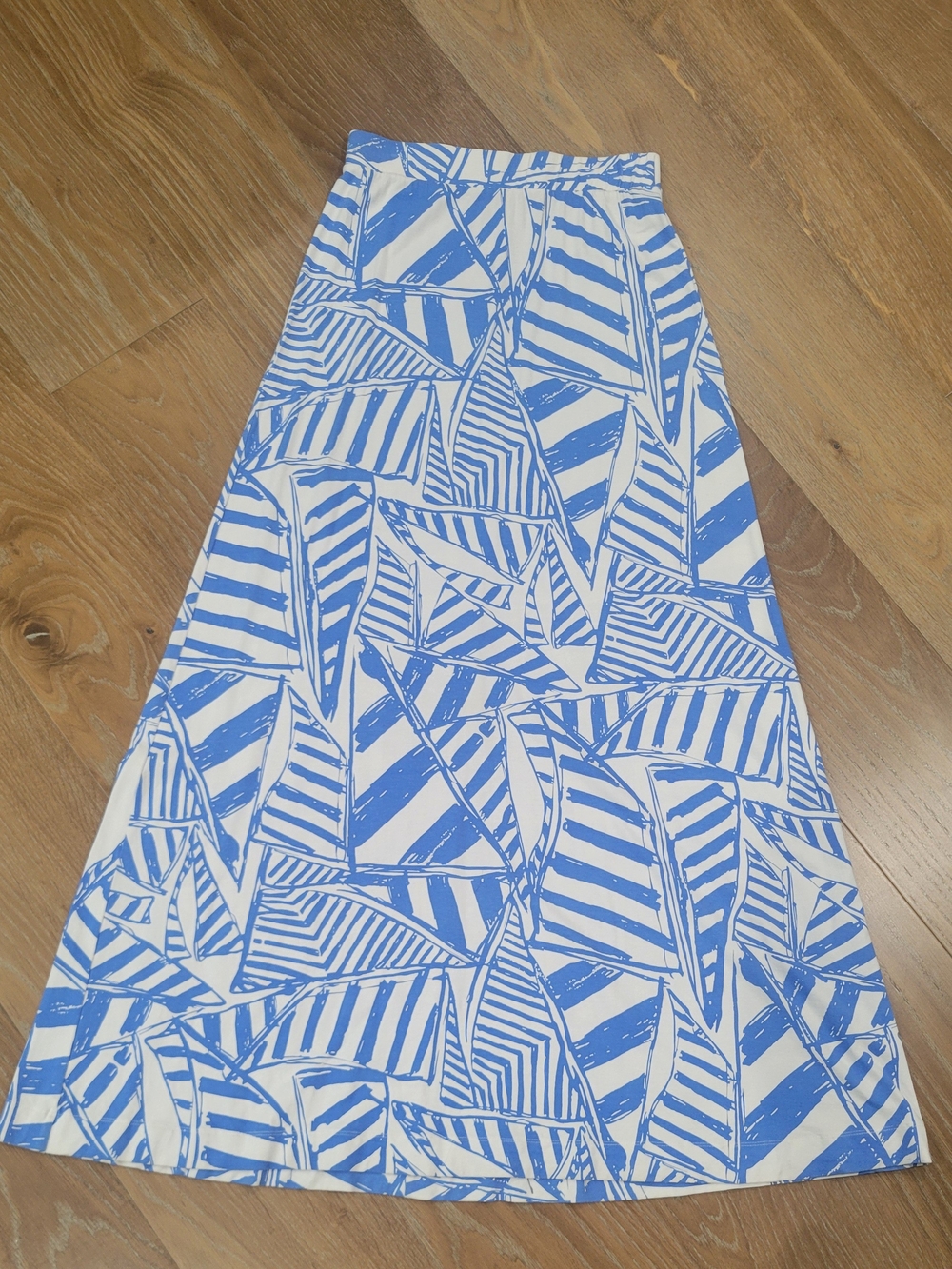 Lilly Pulitzer Blue & White Printed Skirt